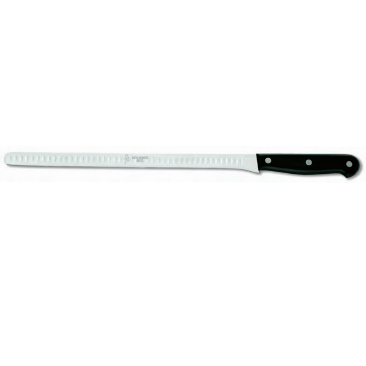 Cuchillo jamonero estrecho con alveolos inox - Flores Cortés D.Benito 280mm - Referencia 21314